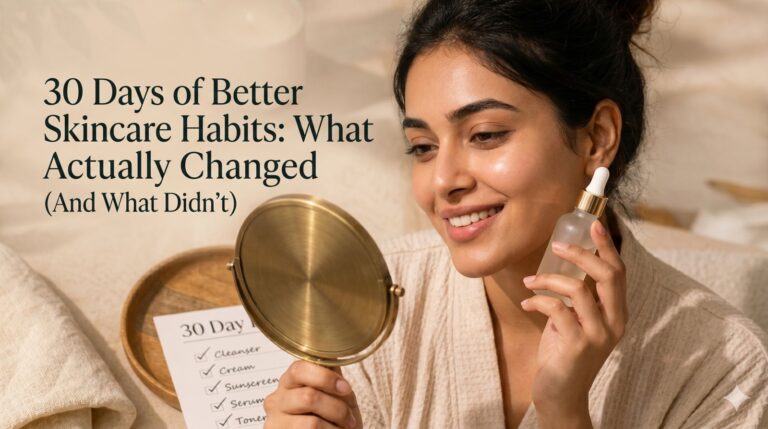 30 Days of Better Skincare Habits: What Actually Changed (And What Didn’t)