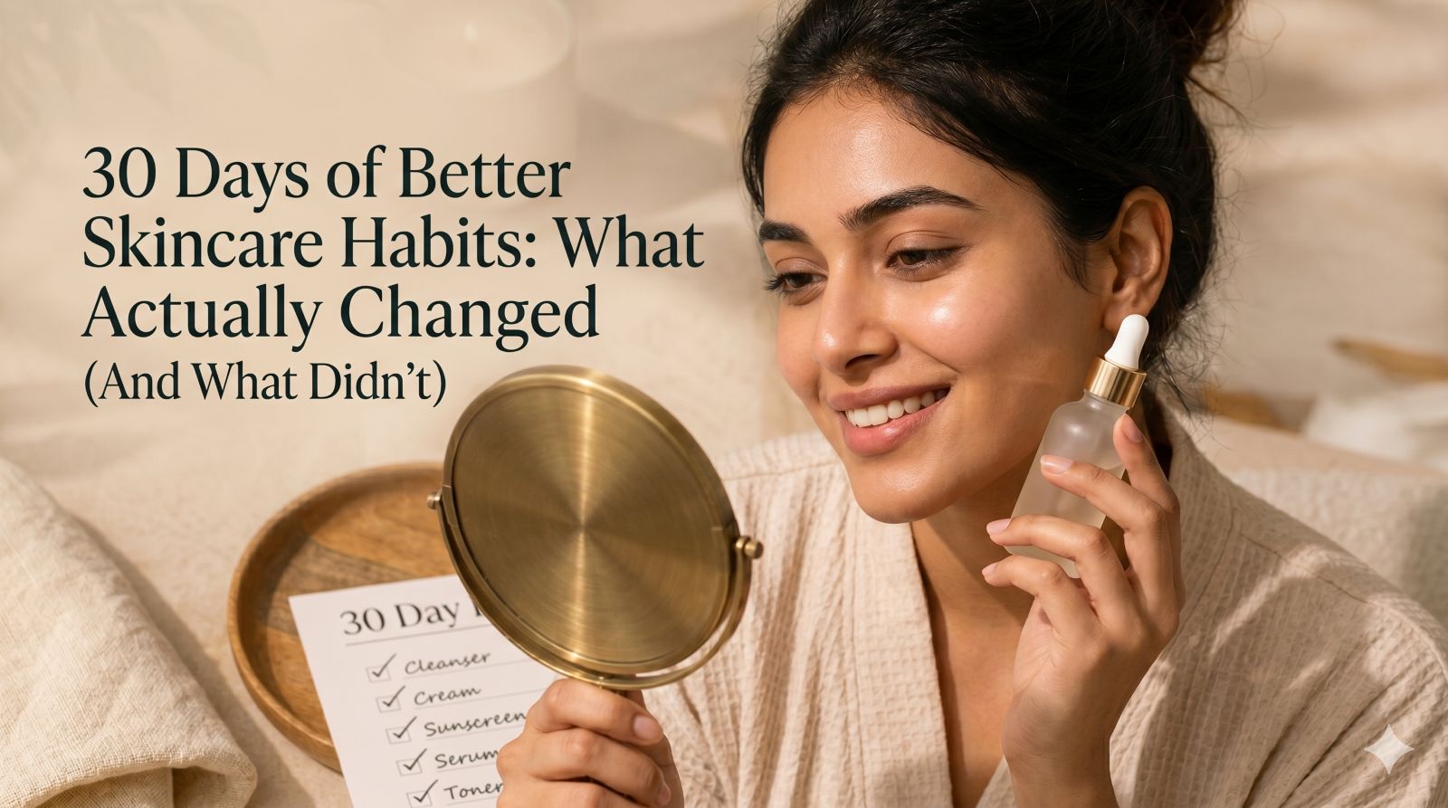30 Days of Better Skincare Habits: What Actually Changed (And What Didn't)